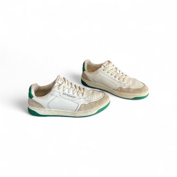 Sam Edelman Harper Sneakers | White/Green | Women’s Size 7.5 - Picture 1 of 4